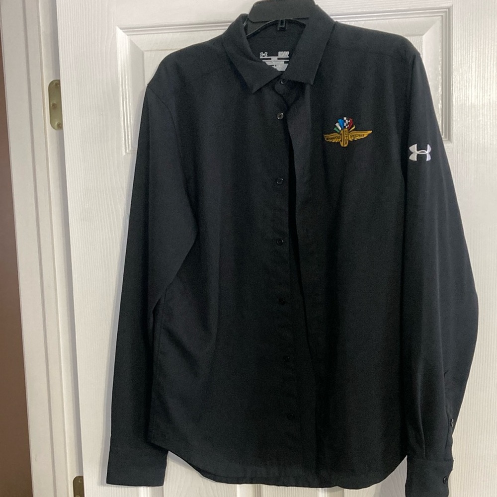 Dress Button Down Shirt, Indianapolis Motor Speedway Embroidered